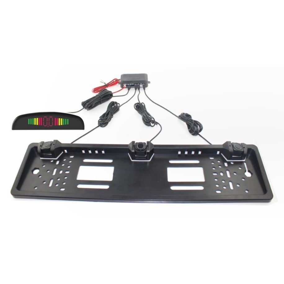 Senzori parcare pe suportul de numar cu display LED S8000