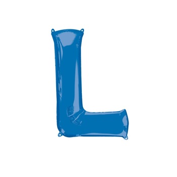 Balon Folie Mare Litera L Albastru - 58 x 81 cm, Amscan 35423 Balon Folie Mare Litera L Albastru - 58 x 81 cm, Amscan 35423