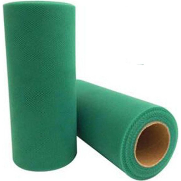Material textil tull, 2 role, 15cmx90m, multicolor
