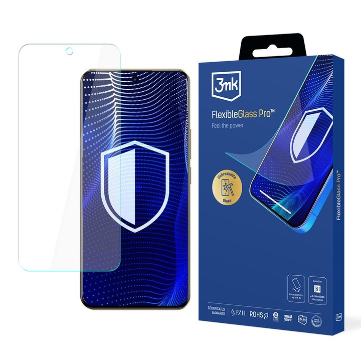 Folie protectie ecran 3mk FlexibleGlass Pro, rezistenta, flexibila, transparenta, Realme 13+ 5G