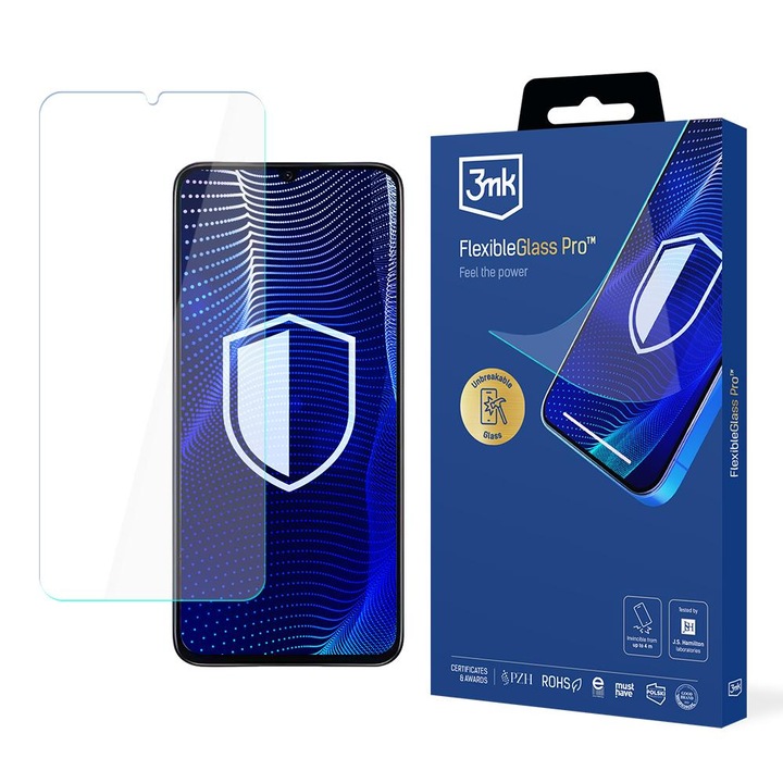Folie protectie 3mk FlexibleGlass Pro, rezistenta, transparenta, Honor X6B