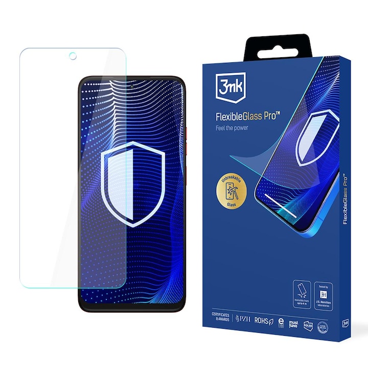 Folie protectie 3mk FlexibleGlass Pro, rezistenta, transparenta, Motorola Moto G35 5G