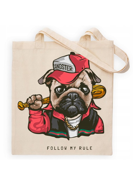 Бежова чанта тип торба Bulldog Gangster - Стил и ежедневен комфорт