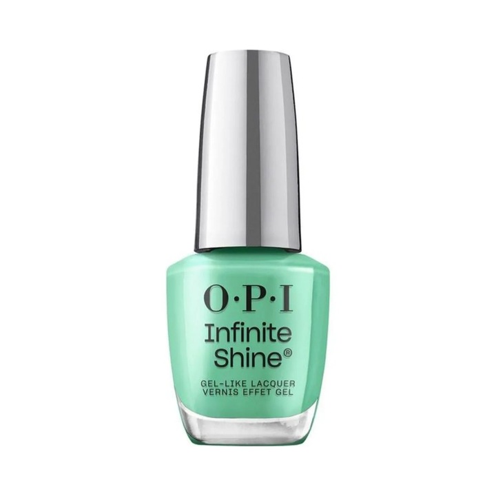 Lac de unghii cu efect de gel, Opi, IS Big Apple Green, 15ml