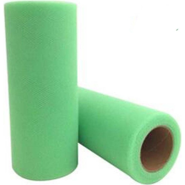 Material textil tull, 2 role, 15cmx90m, multicolor