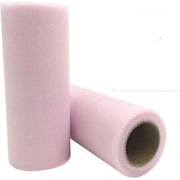 Material textil tull, 2 role, 15cmx90m, multicolor, 100% poliester