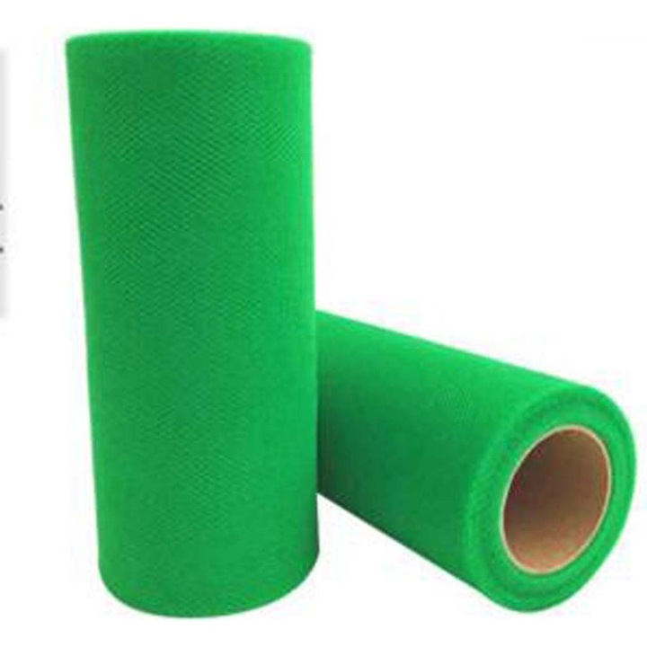 Material textil tull, 2 role, 15cmx90m, multicolor, 100% poliester