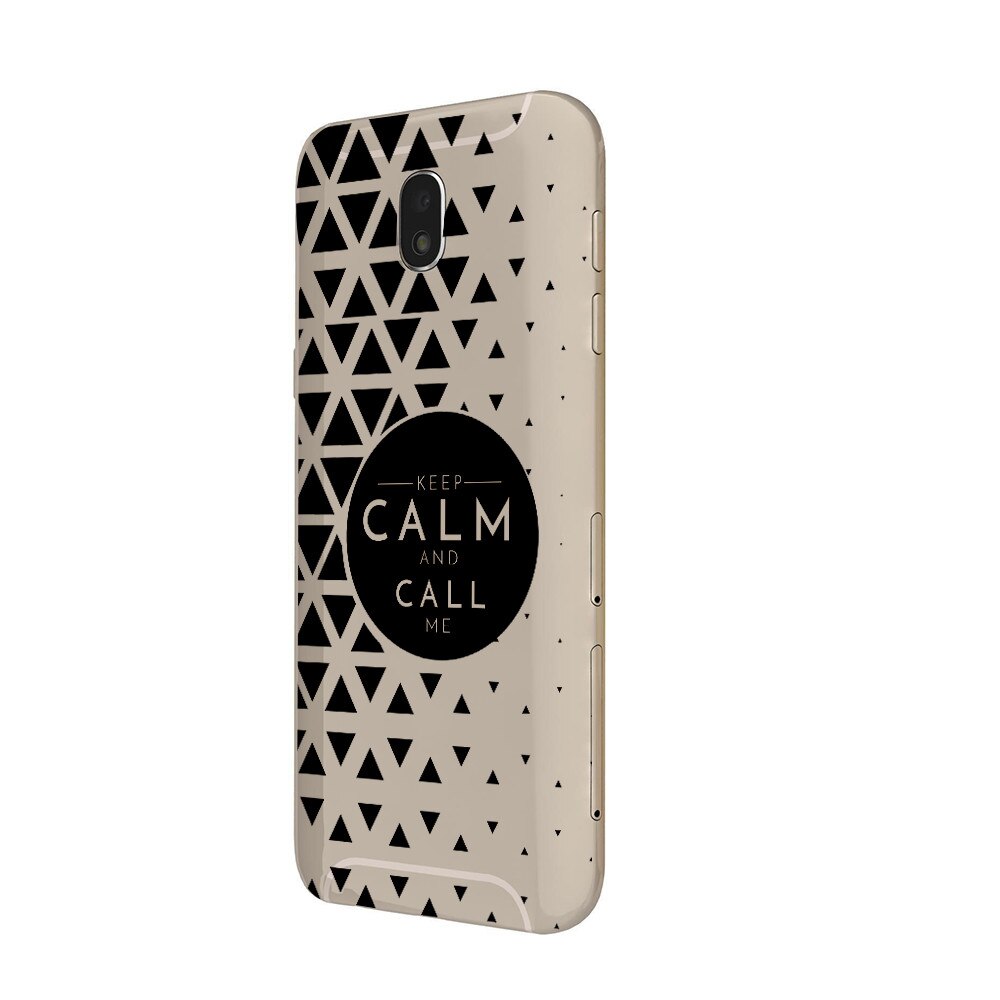 Husa Silicon, Ultra Slim 0.3MM, Keep Calm, Samsung Galaxy J3 2016