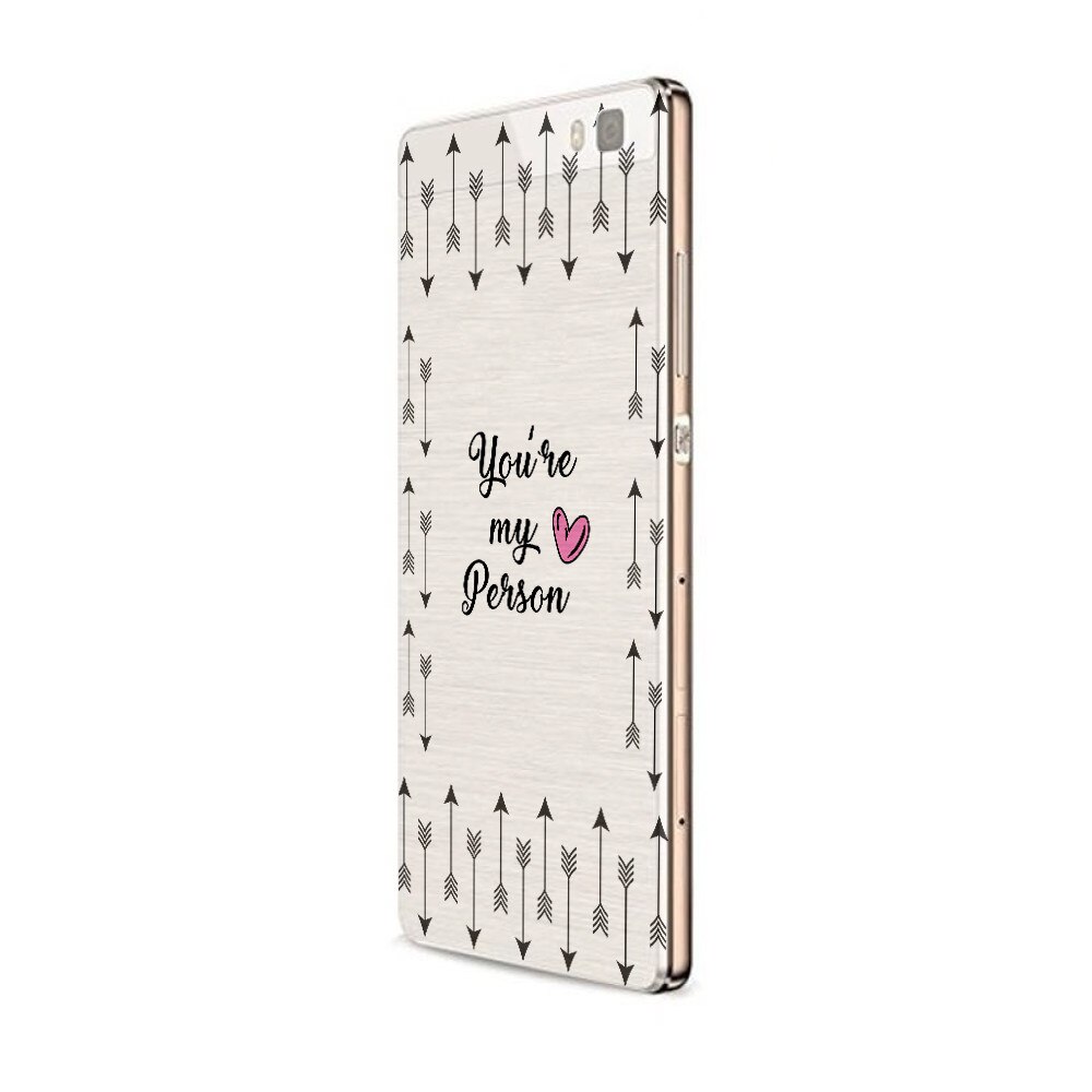Husa Silicon, Ultra Slim 0.3MM, My Person, Huawei P8 LITE
