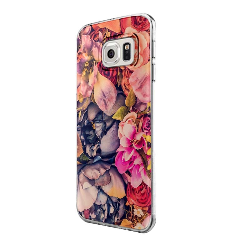 Husa Silicon, Ultra Slim 0.3MM, Floral, Samsung Galaxy S8 Plus