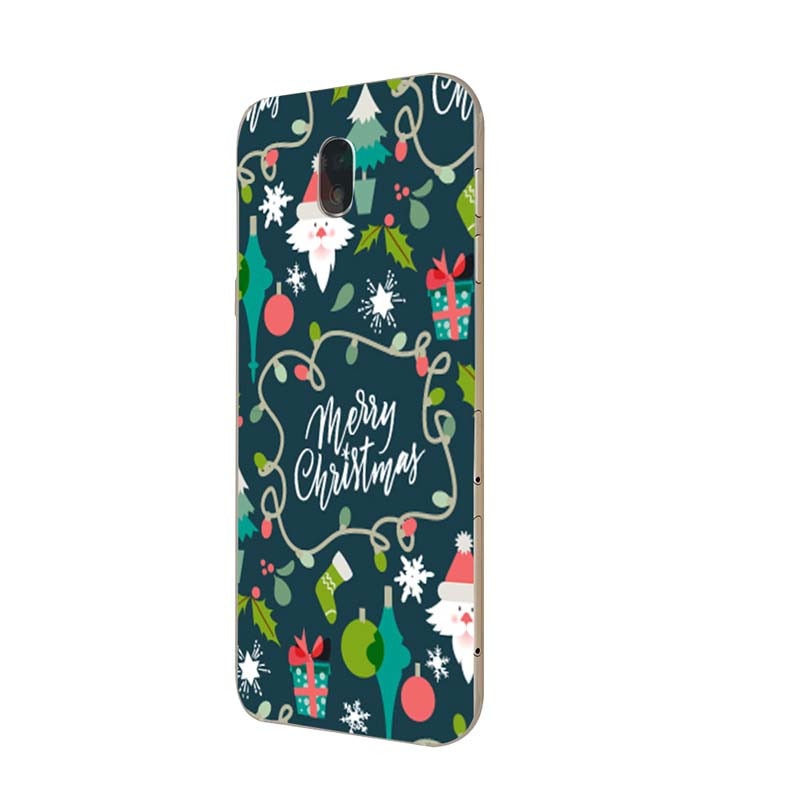 Husa Silicon, Transparent, Slim, Christmas Pattern, Nokia 3