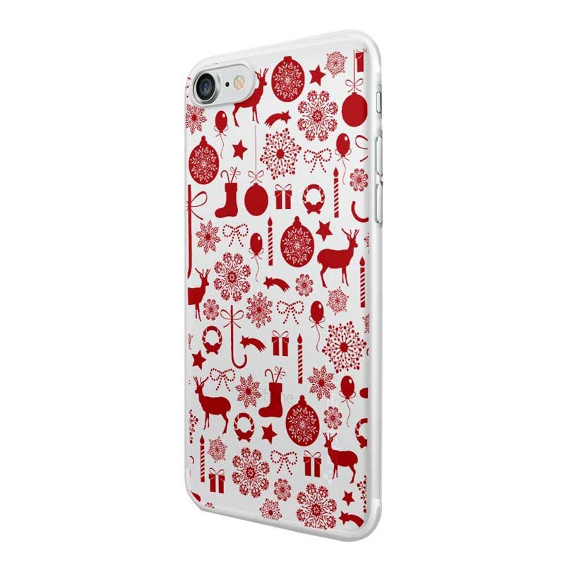 Husa Silicon, Ultra Slim 0.3MM, Christmas Pattern, Apple iPhone 7 / 8