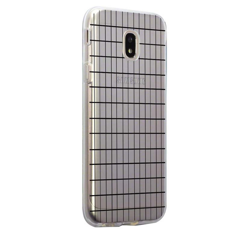 Husa Silicon, Transparent, Slim, Grid, Nokia 3