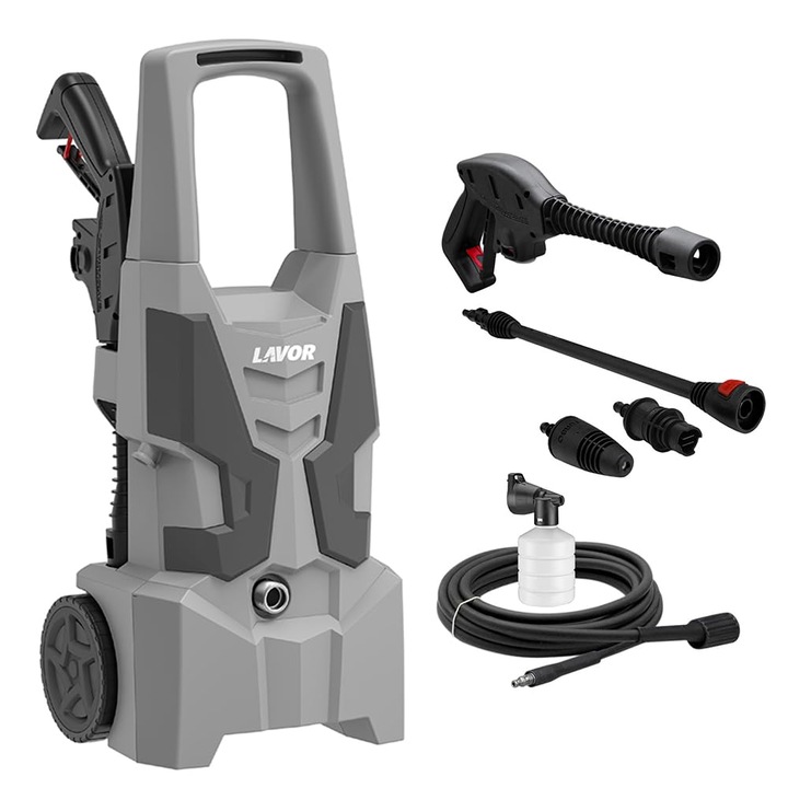 Curățător cu înaltă presiune Lavor RUN PLUS, 150 bar, 1900W, 420l/h, dimensiuni 22, 05x11, 61x10, 24cm