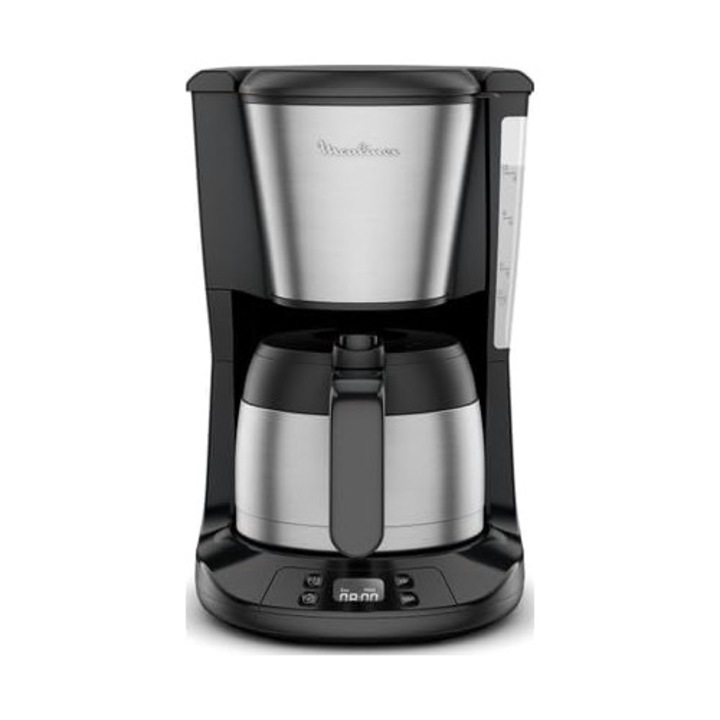 Aparat de cafea cu filtru Moulinex, FT5S2DE0, carafă termică, inox, 0, 9 l, 12 cești