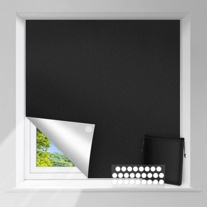 Függöny blackout 150x100cm, hőszigetelő, teljesen fekete