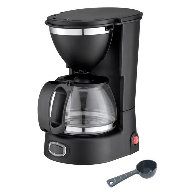 Cafetiera Neagra cu Filtru Detasabil 750ml - 650W Saiconcept