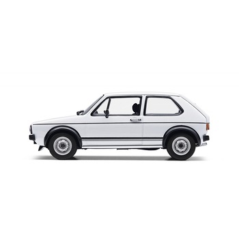 Macheta originala Volkswagen Golf 1 GTI 1976 la scara 1:43, Alb Macheta originala Volkswagen Golf 1 GTI 1976 la scara 1:43, Alb