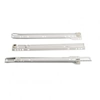 Glisiera, sina pentru sertar metalica, alba, 400 mm