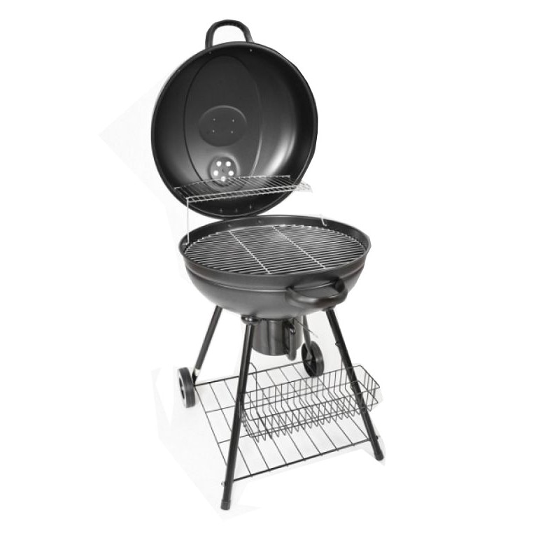 Gratar Hecht Merida din otel inoxidabil cu roti, 92 cm, 57 cm