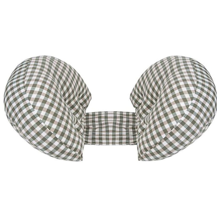 Perna dubla pentru gravide, suport lateral, confortabila, alba, 480g