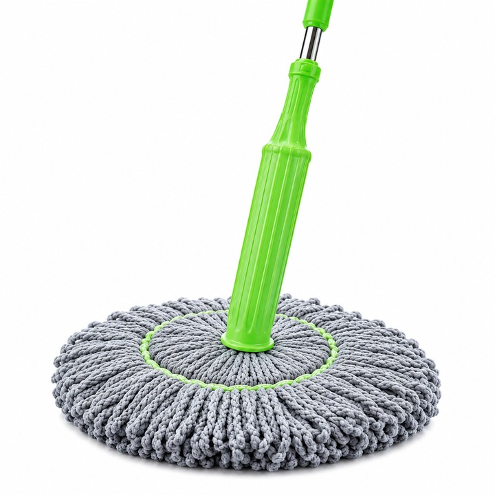 Mop Absorbant pentru Podele, Reutilizabil si Durabil, pentru Bucatarie si Baie, Verde