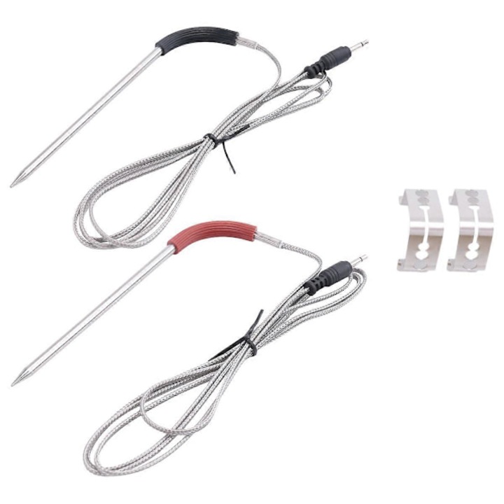 Set 2 sonde carne inoxidabil argintiu 10x2cm