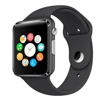 Ceas Smartwatch cu cartela SIM si bluetooth, model 2018 meniu Romana, A1-Watch (Black) Ceas Smartwatch cu cartela SIM si bluetooth, model 2018 meniu Romana, A1-Watch (Black)