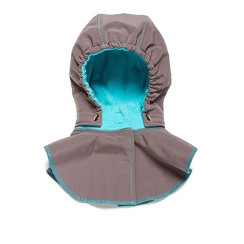 Gluga si fular de incalzire a gatului pentru bebelusi Liliputi, Grey-turquoise, gri Gluga si fular de incalzire a gatului pentru bebelusi Liliputi, Grey-turquoise, gri