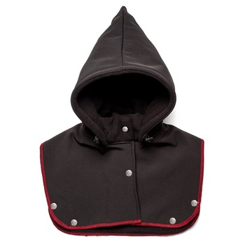 Gluga si fular de incalzire a gatului pentru bebelusi Liliputi, Elegance, negru Gluga si fular de incalzire a gatului pentru bebelusi Liliputi, Elegance, negru