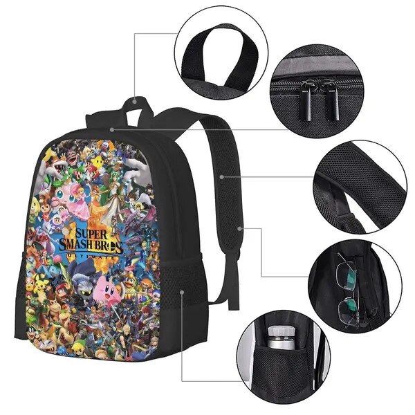 Rucsac multifunctional 41x30x11.5cm poliester multicolor