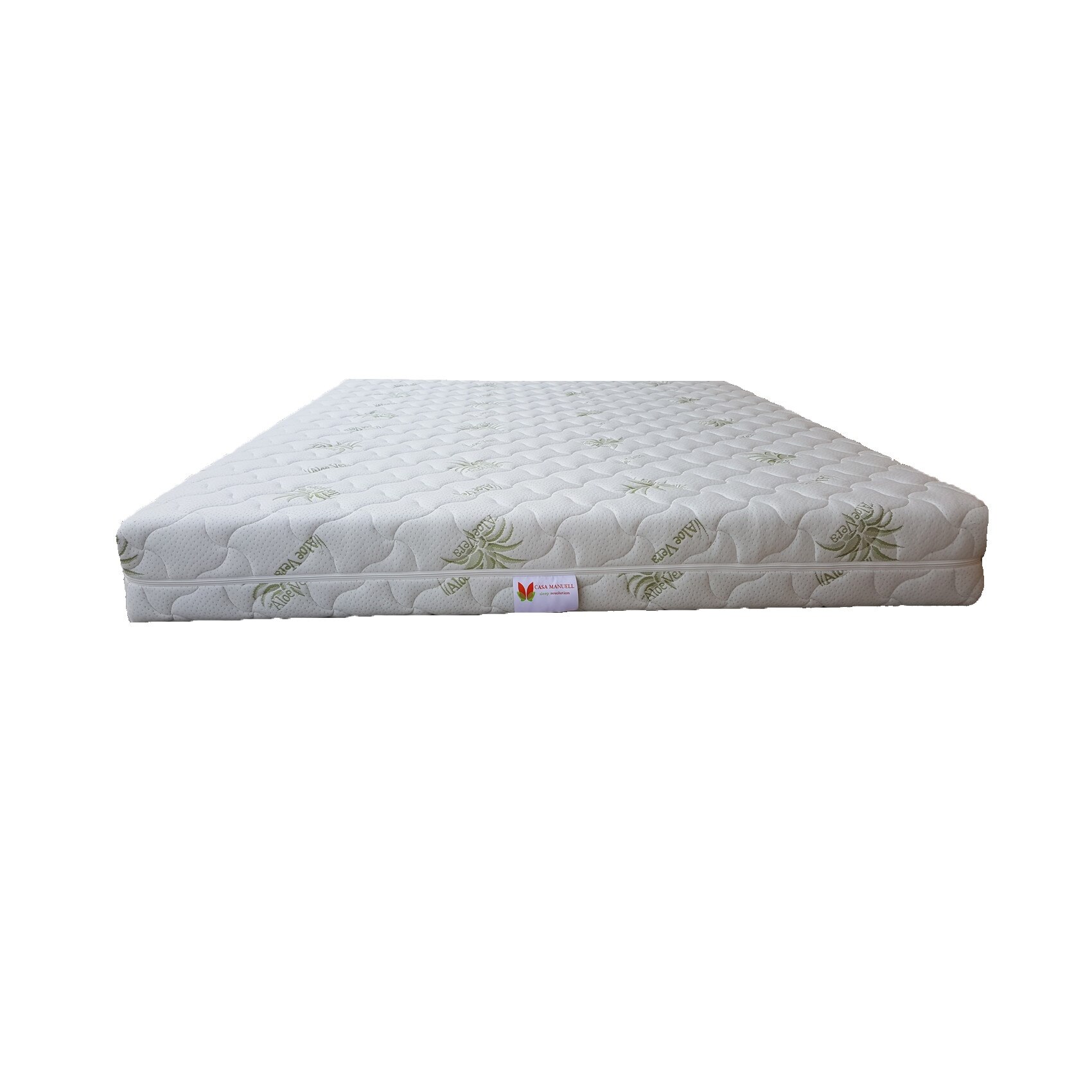 Saltea ortopedica CASAMANUELL Valencia M5, 160x200x20cm, spuma poliuretanica cu memorie, hipoalergenica, tratata cu Aloe Vera, fermitate medie