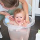 Cadita bebe Tummy Tub alb