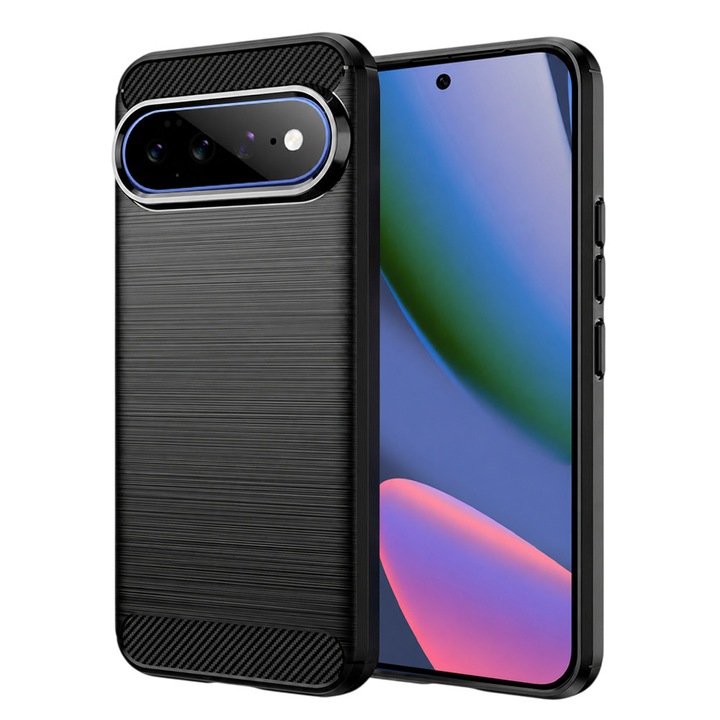 Калъф за Google Pixel 11 Pro XL Carbon Liquid Silicone, черен