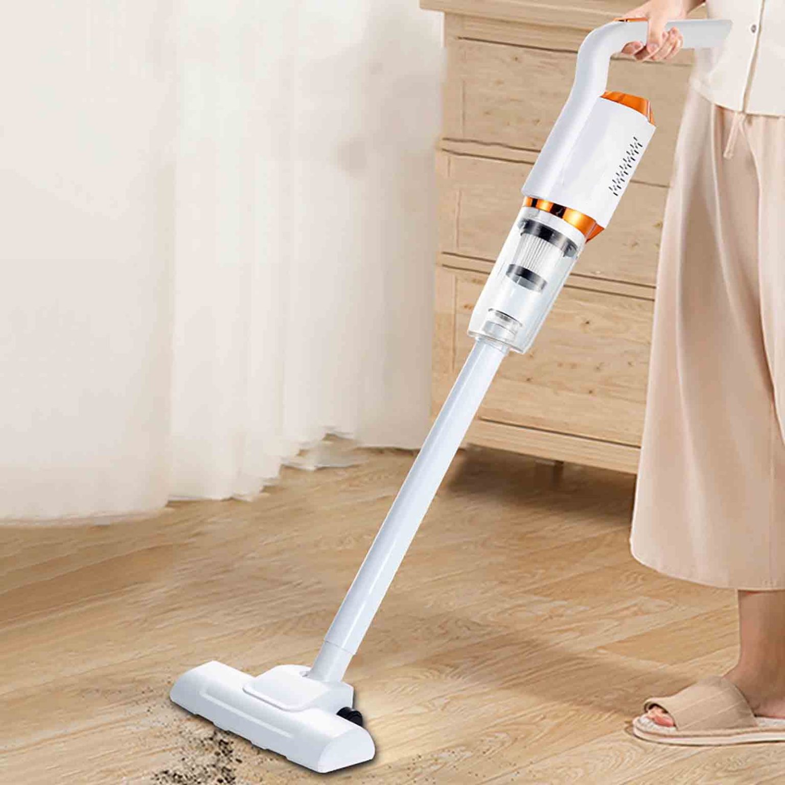 Aspirator fara fir multifunctional, putere mare, 7.4V, accesorii multiple, compact