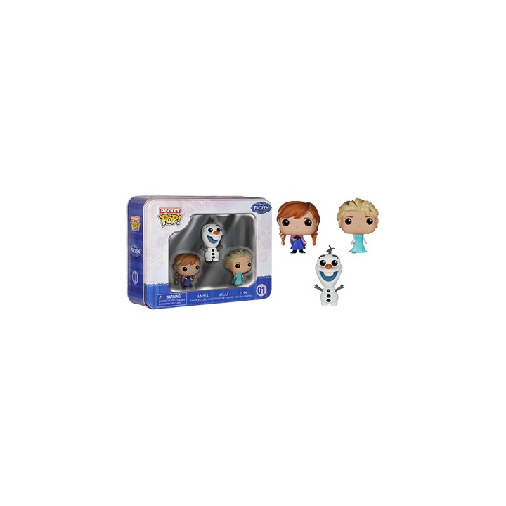 Funko Pop: Frozen Pocket Tin (Anna, Olaf, Elsa)