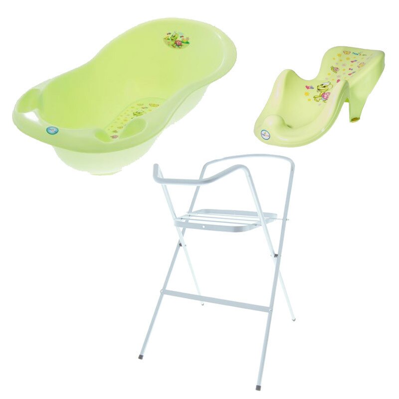 Set pachet cadita verde zt + suport anatomic si suport metalic