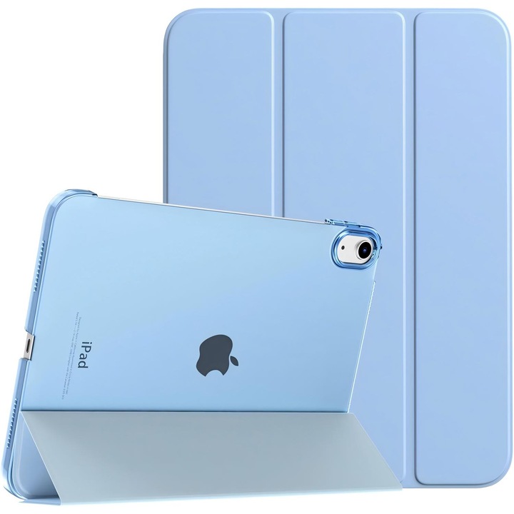 Husa tableta slim, compatibila cu 11th Generation 11 inch si 10th Generation 10.9 inch, transparenta, 2022-2025