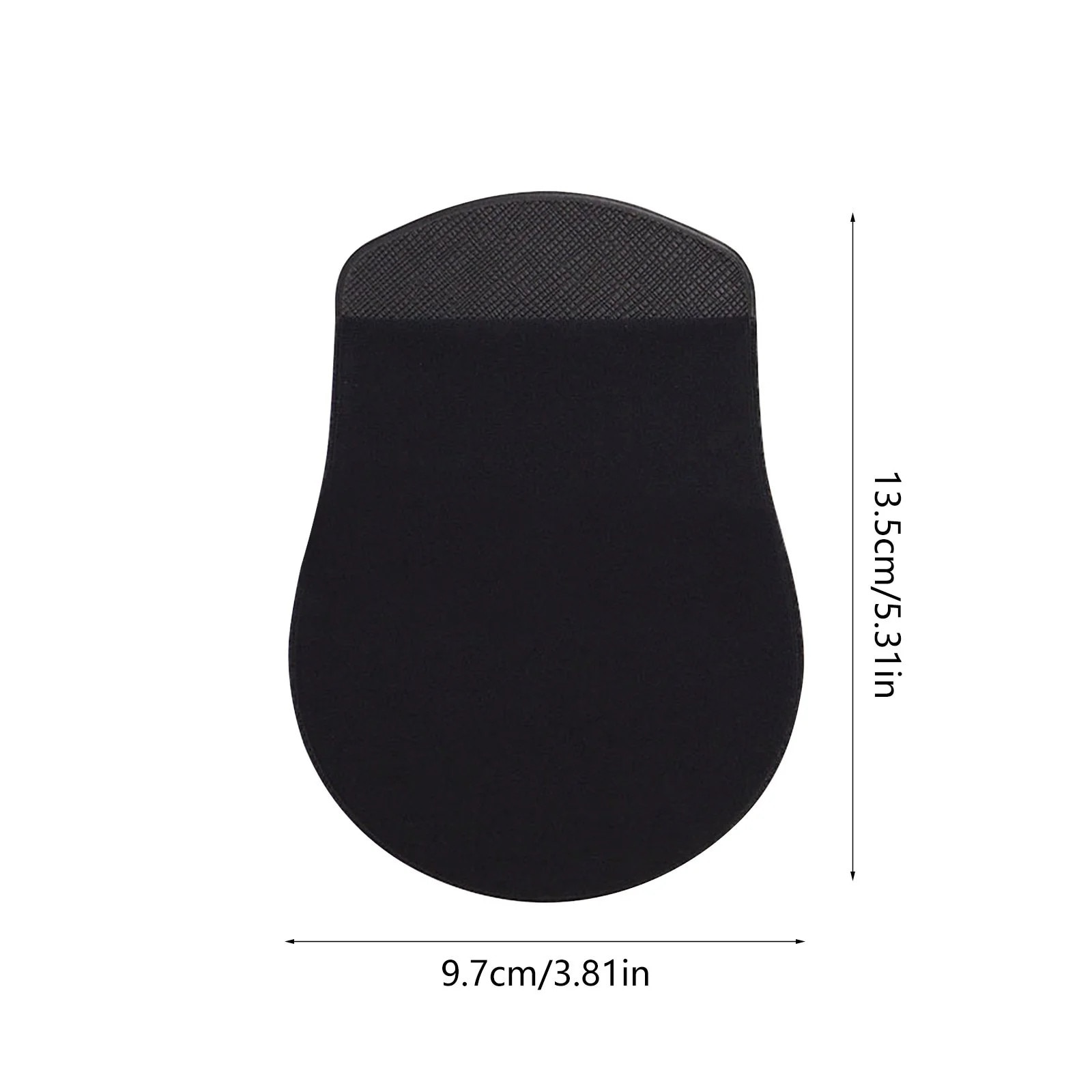 Husa adeziva pentru mouse, elastica, negru, 13x9.7cm