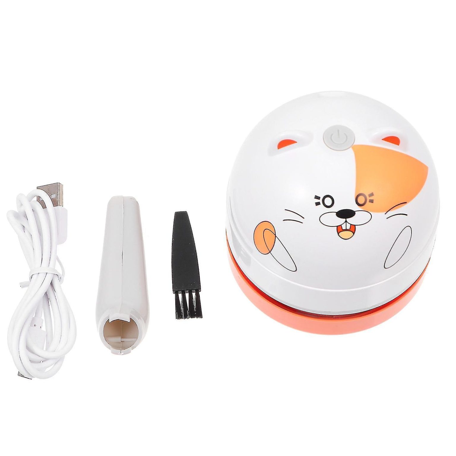 Aspirator portabil USB reincarcabil 9x9x9cm, 1200mA, alb