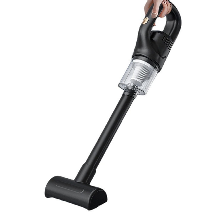 Aspirator vertical fara fir, putere 50.000Pa, negru, compact, 1.2kg