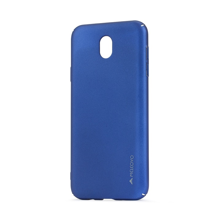 Калъф Meleovo Metallic Slim 360 за Samsung Galaxy J7 2017, Син
