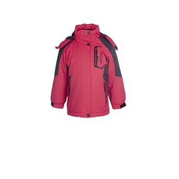 Geaca de ski copii, rosu/negru Geaca de ski copii, rosu/negru