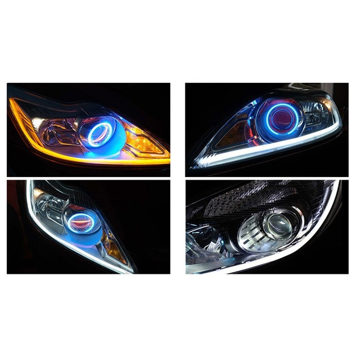 Lumini LED de zi cu semnalizare, Led, 60cm