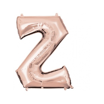 Balon Folie Litera Z Rosegold - 63 x 83cm, Amscan 36589 Balon Folie Litera Z Rosegold - 63 x 83cm, Amscan 36589