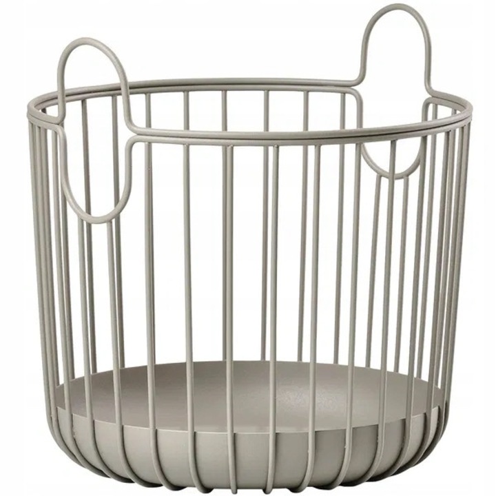 Cos metalic Zone Denmark 20x20cm gri deschis