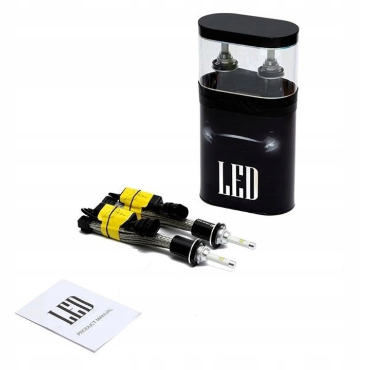 Set 2 Becuri LED H11 Led R4 6000K 80W 12x24V CANBUS