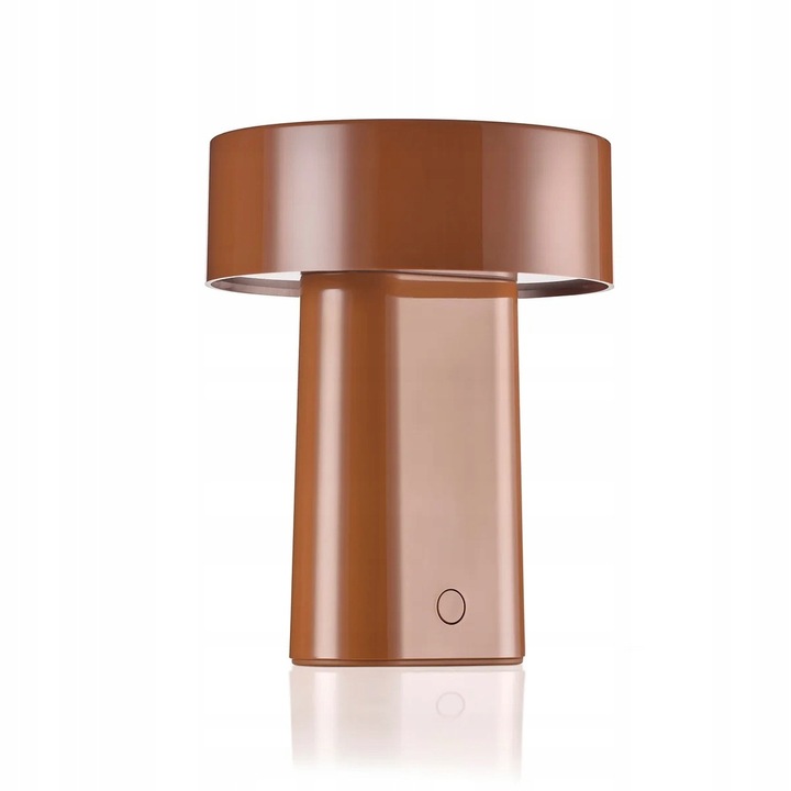 Lampa LED Zone Denmark Oblong, alb, 22x18x18cm, cu acumulator si touch dimmer