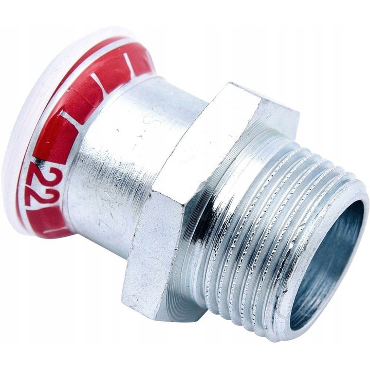 GEBERIT Mapress szénacél KM átmeneti idom 28 mm - 3/4"