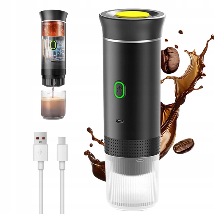 Espressor portabil Bedee 72W fara fir turistic auto